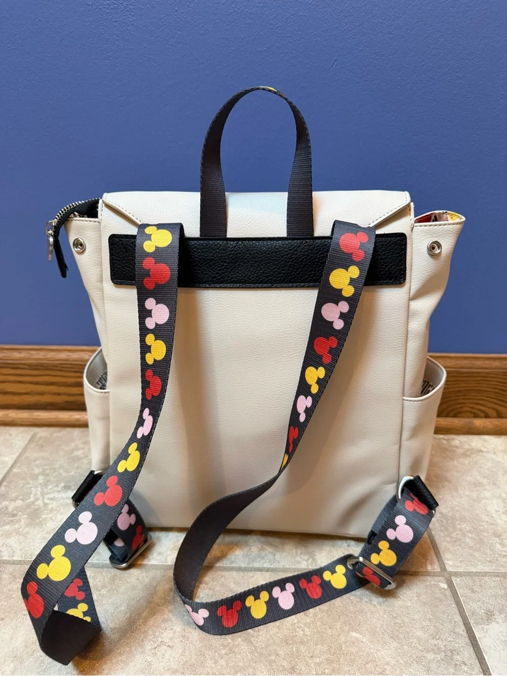Freshly Picked x Disney Baby Ivory Mickey Ear Backpack